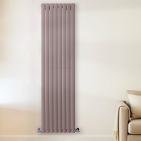 Design Heizkörper Vertikal (Doppellagig) 1780mm x 472mm Lila (Dahlia Purple) - Revive
