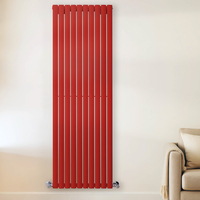Design Heizkörper Vertikal (Doppellagig) 1780mm x 590mm Rot (Siamese Red) - Revive