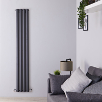 Design Heizkörper Vertikal Doppellagig Anthrazit 1780mm x 280mm 1079W - Vital