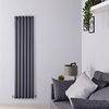 Design Heizkörper Vertikal Doppellagig Anthrazit 1780mm x 420mm 1618W - Vital