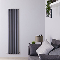 Design Heizkörper Vertikal Doppellagig Anthrazit 1780mm x 420mm 1618W - Vital