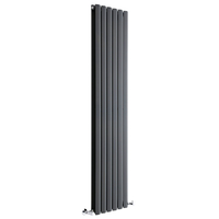Design Heizkörper Vertikal Doppellagig Anthrazit 1780mm x 420mm 1618W - Vital,  von Hudson Reed