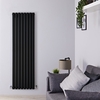 Design Heizkörper Vertikal Doppellagig Matt Schwarz 1600mm x 472mm 1638W - Revive,  von Hudson Reed