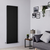 Design Heizkörper Vertikal Doppellagig Matt Schwarz 1780mm x 590mm 2335W - Revive,  von Hudson Reed