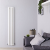 Design Heizkörper Vertikal Doppellagig Weiß 1600mm x 236mm 819W - Revive Slim,  von Hudson Reed