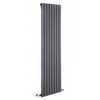 Design Heizkörper Vertikal Einlagig Anthrazit 1600mm x 472mm 1149W - Sloane,  von Hudson Reed
