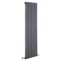 Design Heizkörper Vertikal Einlagig Anthrazit 1600mm x 472mm 1149W - Sloane,  von Hudson Reed