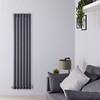 Design Heizkörper Vertikal Einlagig Anthrazit 1780mm x 420mm 1050W - Vital,  von Hudson Reed
