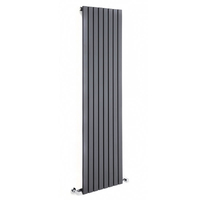 Design Heizkörper Vertikal Einlagig Anthrazit 1780mm x 472mm 1196W - Sloane,  von Hudson Reed