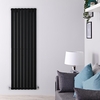 Design Heizkörper Vertikal Einlagig Matt Schwarz 1600mm x 560mm 1172W - Delta,  von Hudson Reed