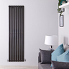Design Heizkörper Vertikal Einlagig Schwarz 1600mm x 490mm 1026W - Delta,  von Hudson Reed