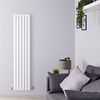 Design Heizkörper Vertikal Einlagig Weiß 1600mm x 354mm 841W - Revive