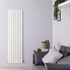 Design Heizkörper Vertikal Einlagig Weiß 1600mm x 472mm 1278W - Savy,  von Hudson Reed
