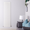 Design Heizkörper Vertikal Einlagig Weiß 1600mm x 490mm 1026W - Delta,  von Hudson Reed