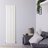 Design Heizkörper Vertikal Einlagig Weiß 1780mm x 420mm 1050W - Vital