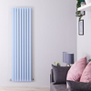 Design Heizkörper Vertikal Pastell Blau 1931Watt 1780mm x 472mm Doppellagig - Sloane
