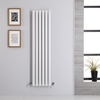 Design Heizkörper Vertikal Weiß 1400mm x 354mm 1044W (doppellagig) - Revive