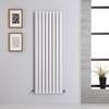 Design Heizkörper Vertikal Weiß 1400mm x 472mm 915W (einlagig) - Revive