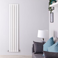Design Heizkörper Vertikal Weiß 1600mm x 350mm 1102W (doppellagig) - Delta
