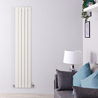 Design Heizkörper Vertikal Weiß 1600mm x 350mm 732W (einlagig) - Delta