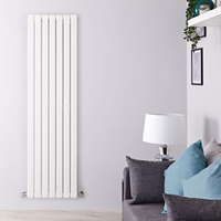 Design Heizkörper Vertikal Weiß 1600mm x 490mm 1025W (einlagig) - Delta