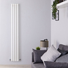 Design Heizkörper Vertikal Weiß 1780mm x 236mm 594W (einlagig) - Revive Slim