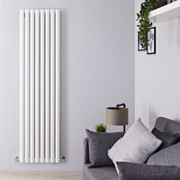Design Heizkörper Vertikal Weiß 1780mm x 472mm 1868W (doppellagig) - Revive