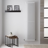 Design Heizkörper Vertikal Weiß 1800mm x 445mm 1350W - Roma