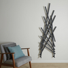 Design-Heizkörper Way Shanghai,  in Anthrazit,  1734mm x 567mm - Wand-Heizkörper Asymmetrisch – Lazzarini x Hudson Reed