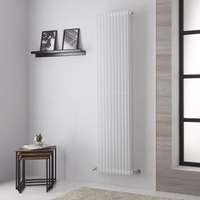 Design Paneelheizkörper Weiß 1428W 1800mm x 445mm - Roma,  von Hudson Reed