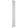 Design Vertikal Heizkörper 1600mm x 236mm 561W Einlagig Weiß - Revive Slim von Hudson Reed