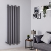 Designer Heizkörper Hellgrau Vertikal 1600mm x 550mm 1449W - Laeto