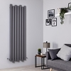 Designer Heizkörper Hellgrau Vertikal 1800mm x 550mm 1638W - Laeto