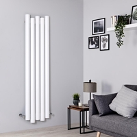 Designer Heizkörper Weiß Vertikal 1600mm x 390mm 1035W - Laeto