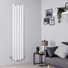 Designer Heizkörper Weiß Vertikal 1800mm x 390mm 1170W - Laeto