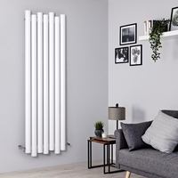 Designer Heizkörper Weiß Vertikal 1800mm x 550mm 1638W - Laeto