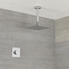 Digitale Dusche für eine Funktion,  inkl. quadratischem Duschkopf 200mm x 200mm,  Deckenmontage – Narus