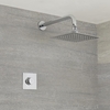 Digitale Dusche für eine Funktion,  inkl. quadratischem Duschkopf 200mm x 200mm zur Wandmontage – Narus