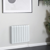 Direktheizung,  Keramikkern für Wandmontage 2000W mit Smart Life-App 570mm x 714mm Weiß - Kera Hudson Reed
