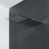 Duschkopf Edelstahl Wandmontage mit 2 Funktionen 200mm x 500mm - Kubix,  von Hudson Reed