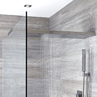 Duschkopf mit Duschwandhalterung,  900mm x 250mm – Chrom – Iko