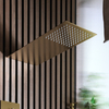 Duschkopf zur wandmontage satiniertes Gold – Lyra
