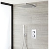 Duschsystem Kubix inkl 30x30cm Kopfbrause,  Handbrause & Thermostat Duscharmatur,  von Hudson Reed