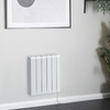 E-Heizkörper,  Smarte Elektroheizung 1500W Keramikkern & Wandmontage 570mm x 534mm Weiß - Kera Hudson Reed