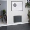 E-Konvektor Wandmontage 1500W mit Stecker & Smart-Funktion,  533mm x 873mm,  in Anthrazit - Virtus Hudson Reed