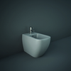 Eckiges Stand-Bidet in Matt Grau – RAK Feeling x Hudson Reed