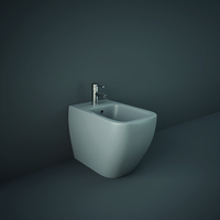 Eckiges Stand-Bidet in Matt Grau – RAK Feeling x Hudson Reed