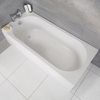 Einbau-Badewanne mit abgerundeten Enden (ohne Schürze) – 1500mm x 700mm - Covelly