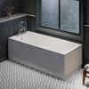 Einbaubadewanne mit einer Rückenschräge 170cm x 70cm - Seiten- & Endverkleidung wählbar – Richmond Hudson Reed