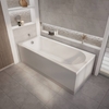 Einbaubadewanne,  rechteckig,  modernes-Design,  150 x 70cm mit Seiten- & Endverkleidung – Covelly von Hudson Reed